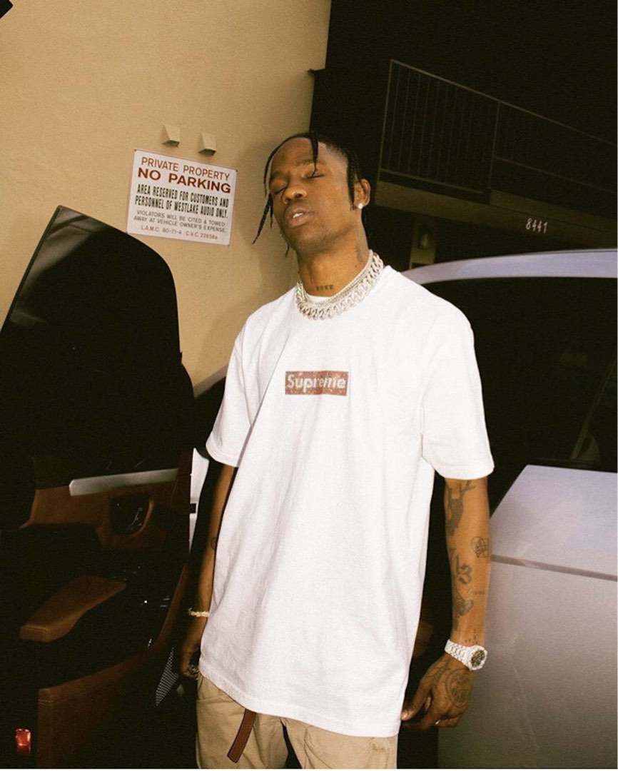 Supreme Swarovski travis scott Luxury Apparel on Carousell