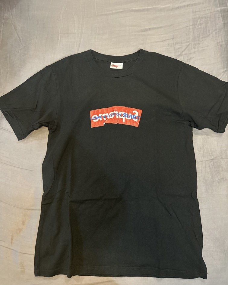 Supreme x cdg t shirt on sale
