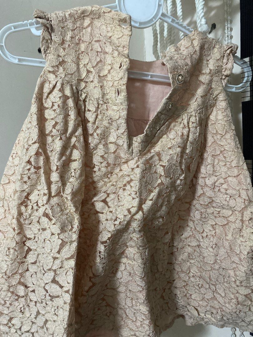 TAHARI DRESS (Category: Babies & Kids Fashion) located in Manila. Submitted by declutterwidme (Listing ID 1287502337, Image 3). Description: Tahari baby dress -Old rose -Beautiful details Looks so fancy Used once only.
