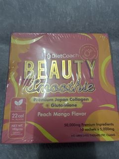 The Diet Coach Beauty Smoothie peach mango flavor