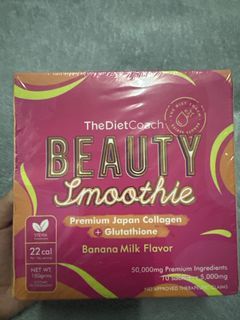 The Diet Coach Beauty Smoothie Banana Milk Flavor