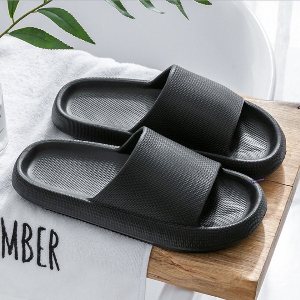 Thick Sole Anti Slip Home Slippers Slides for Women and Men in Office and House