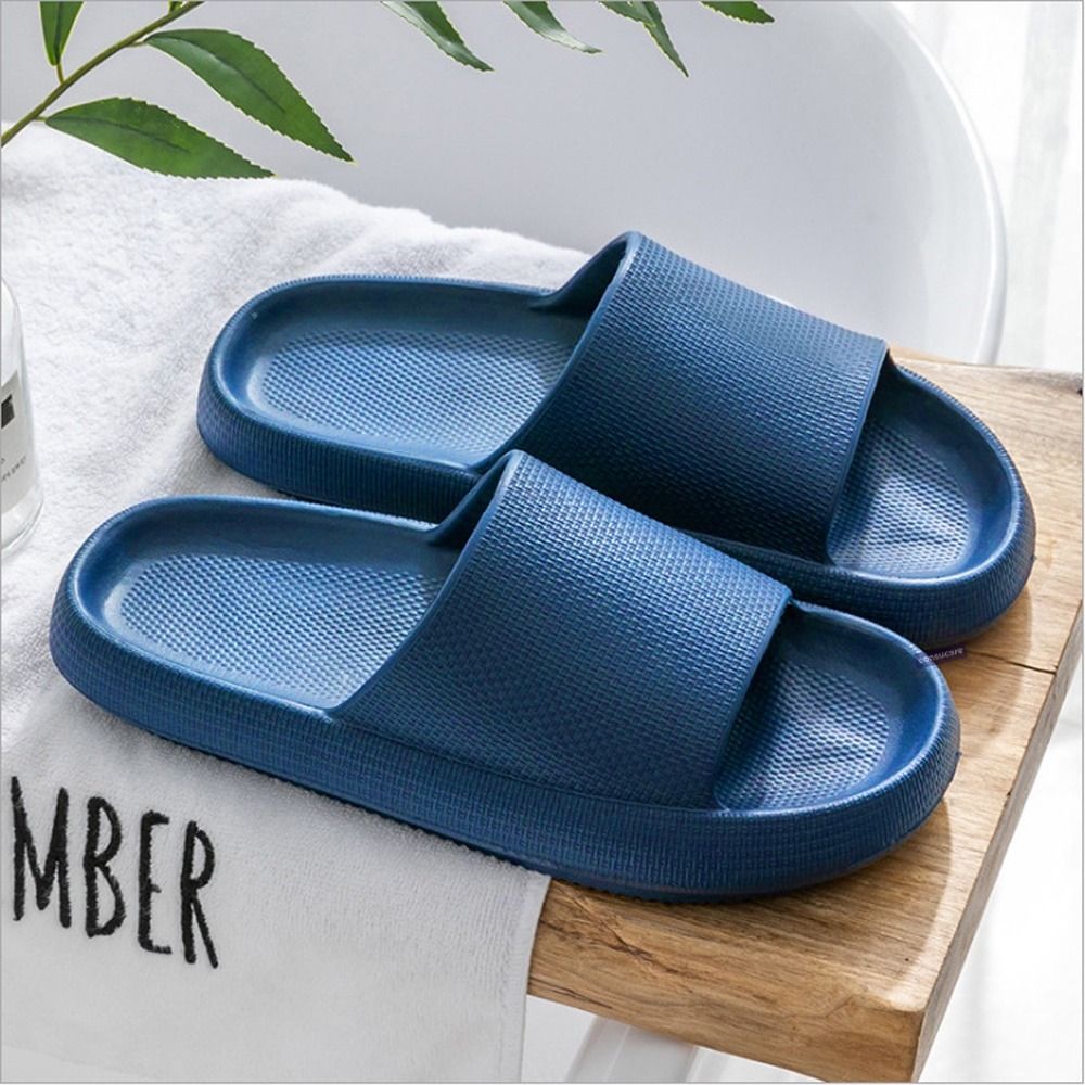 Thick Sole Anti Slip Home Slippers Slides for Women and Men in Office and House