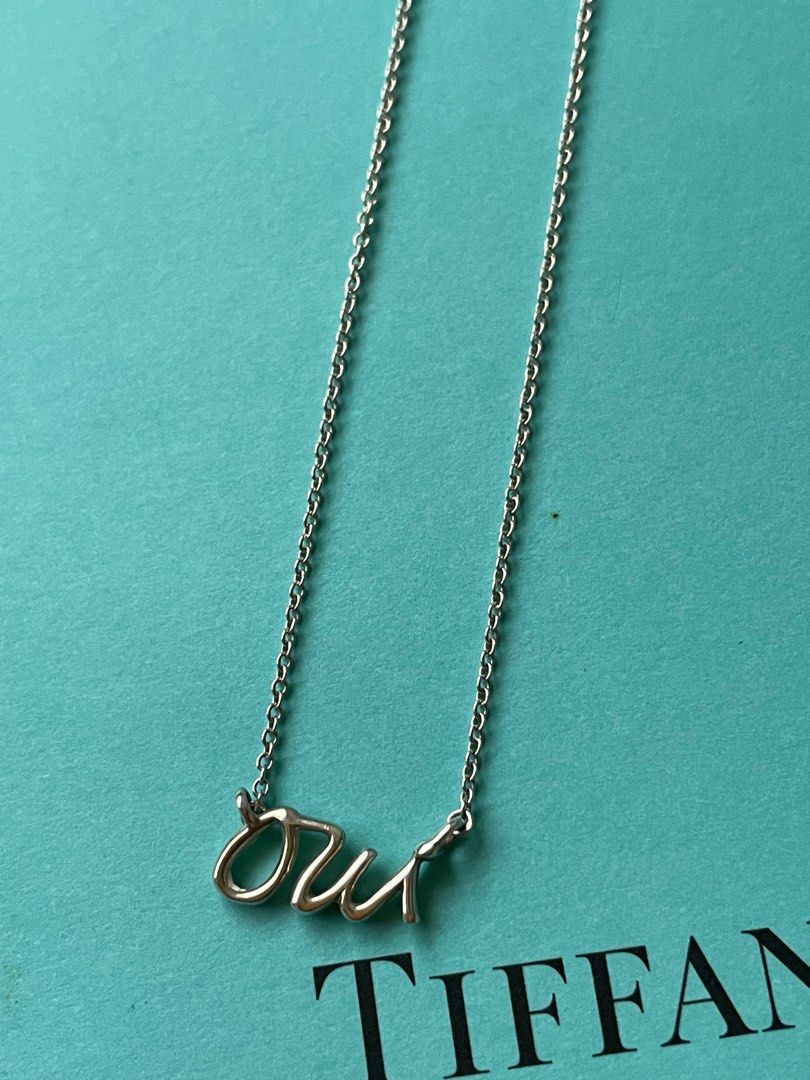 Tiffany Co Paloma s Graffiti Oui necklace