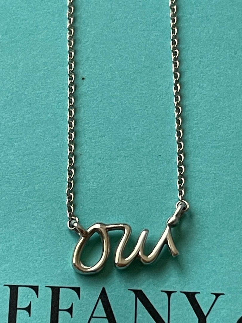 Tiffany oui necklace deals