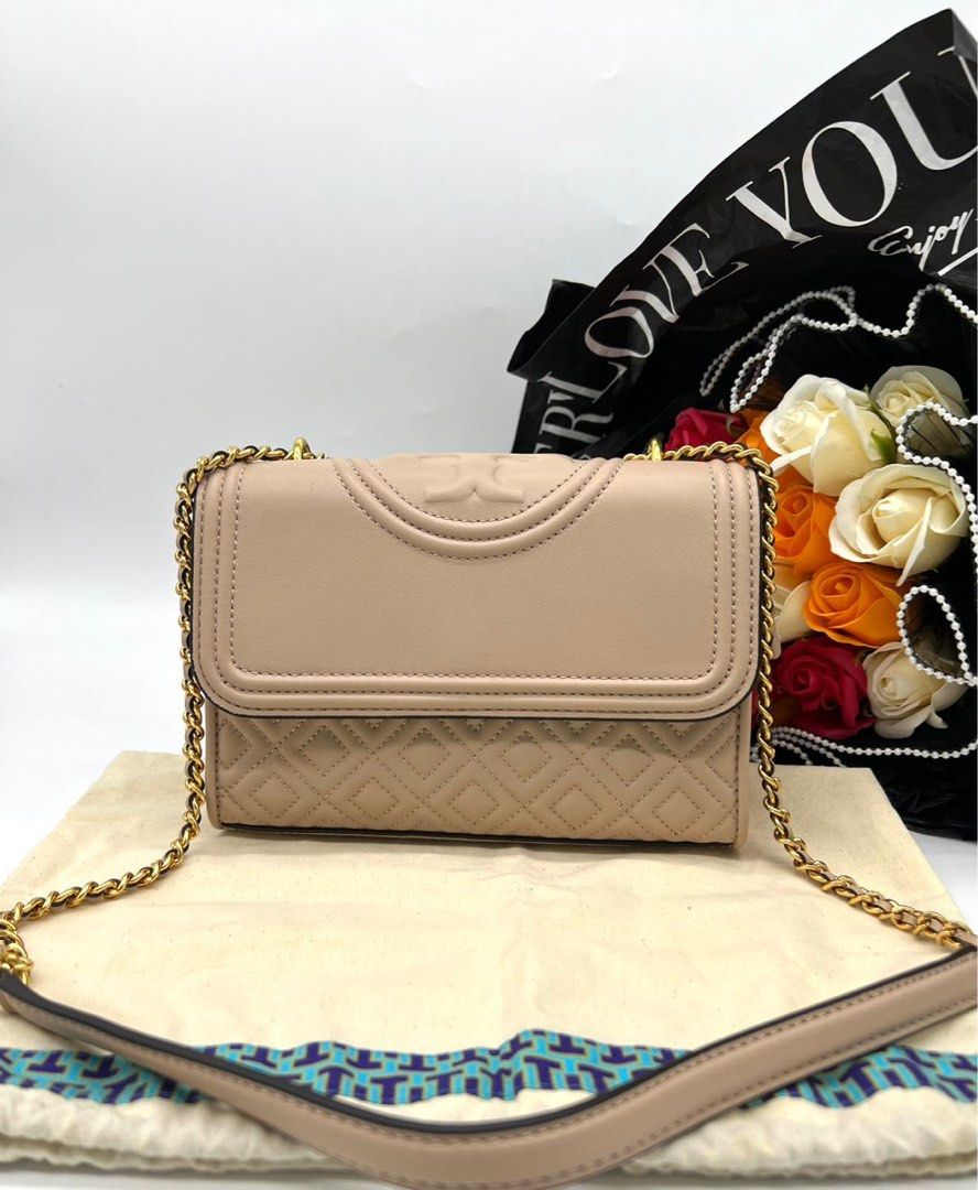 Tory Burch Fleming Small Convertible Shoulder Bag Luxury Bags Wallets on Carousell
