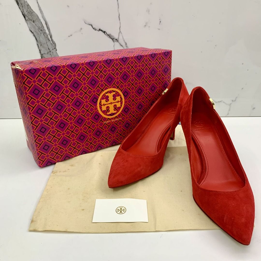 Red tory burch shoes cheap