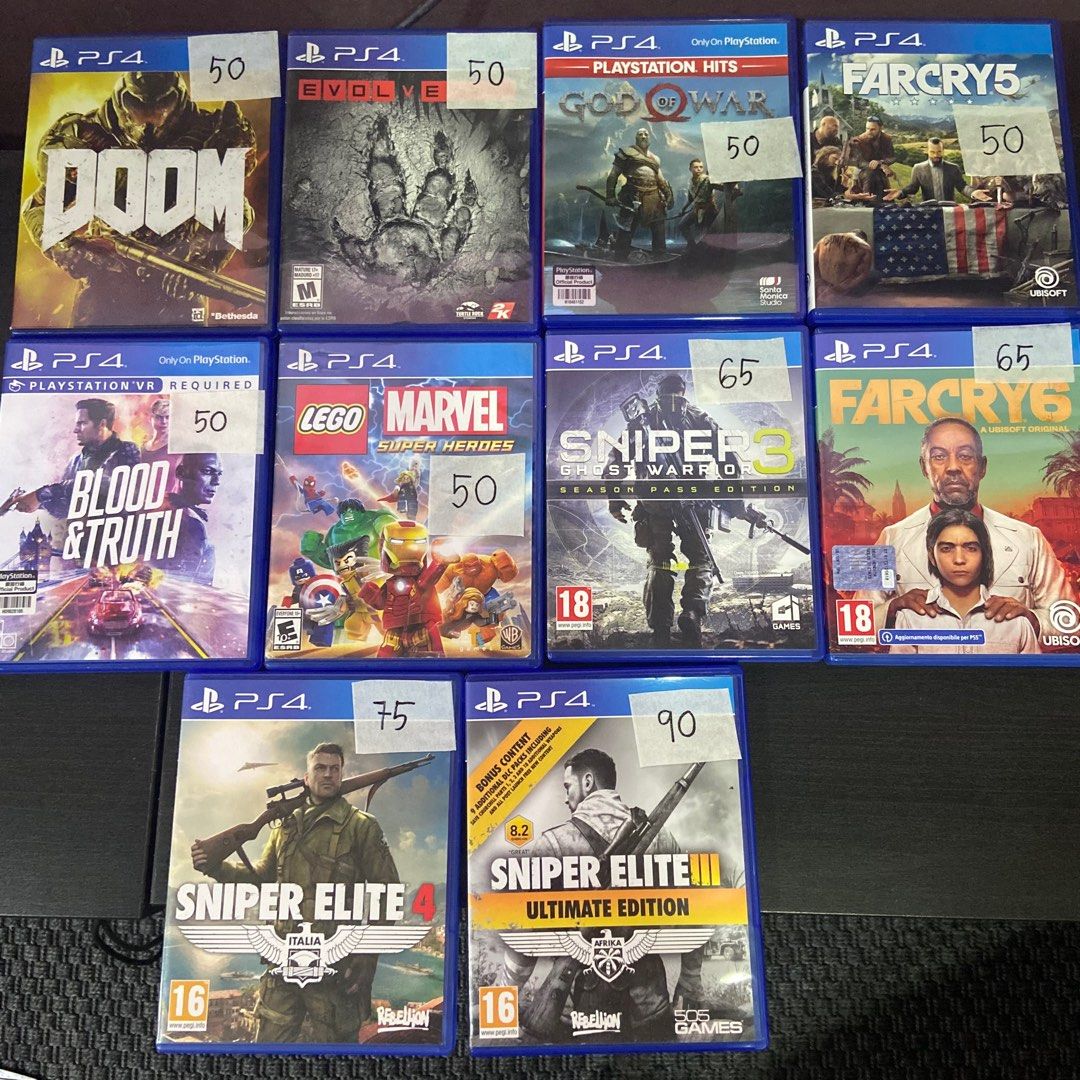 used ps4 games