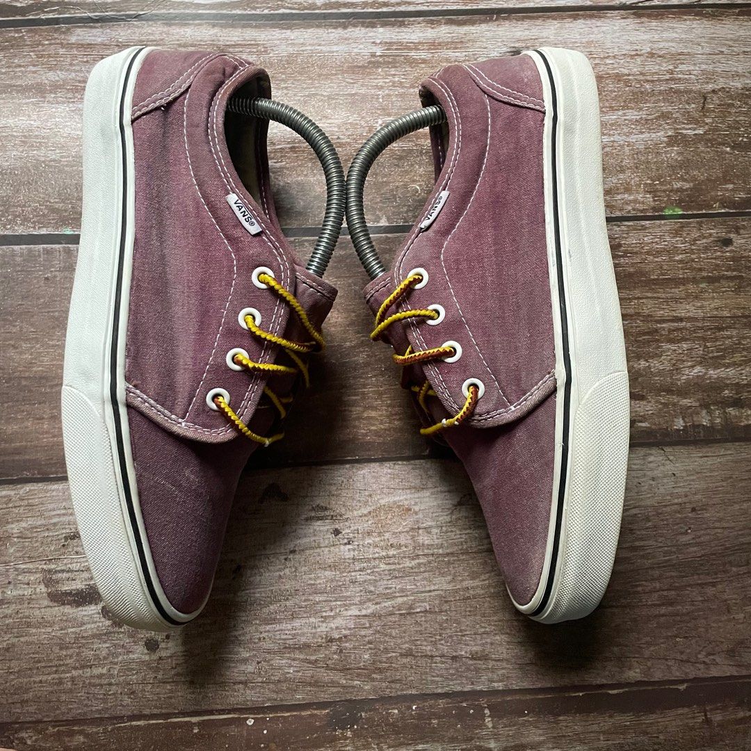 Vans vulcanized bordo store