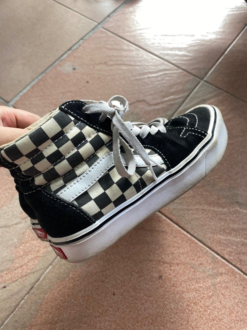 Double top checkered vans
