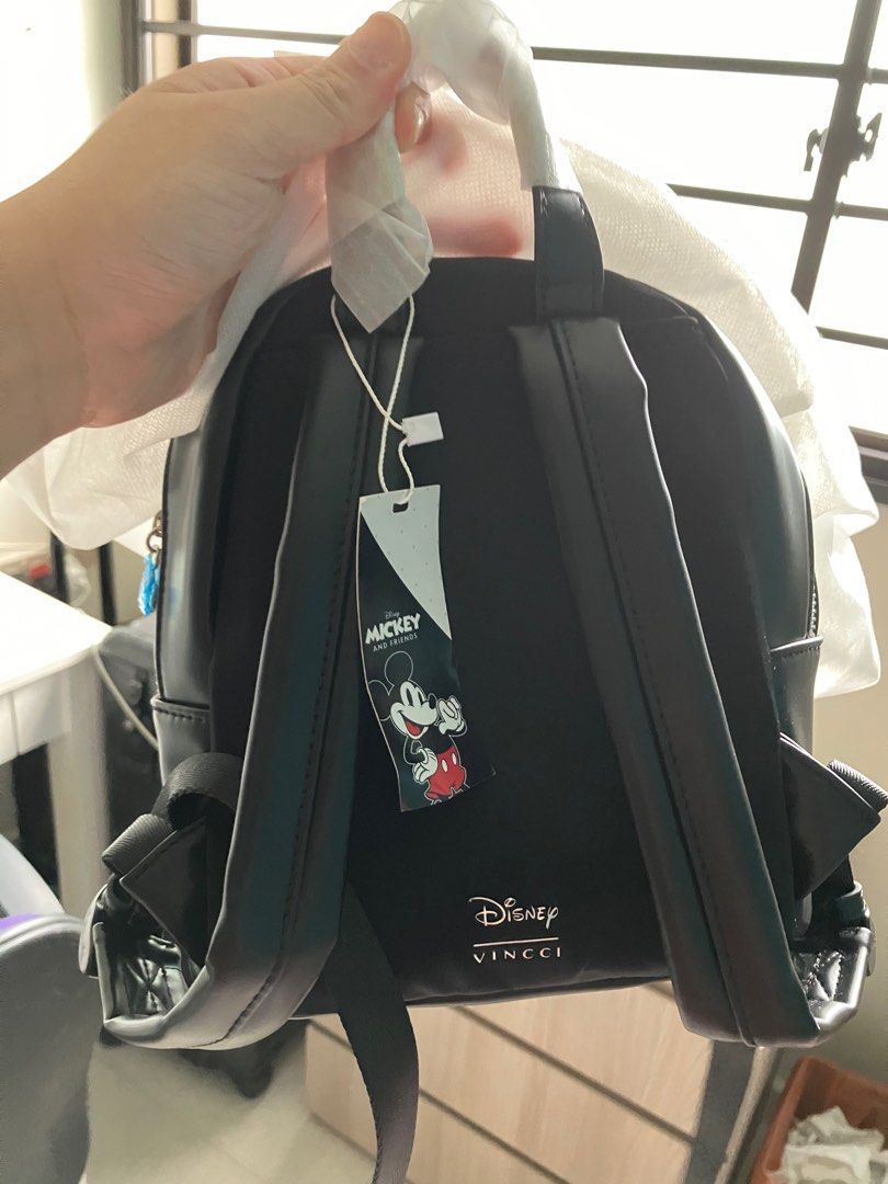 Vincci Disney Mickey Mouse black backpack bag mini small