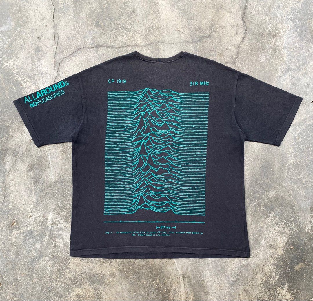 ALLAROUND ALLAROUND NO PLEASURES ブラック Tシャツ