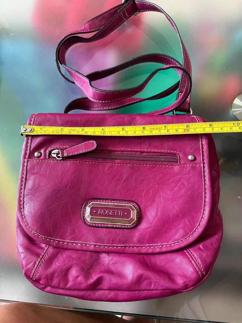 Rosetti Women's Purse 9”W x 5.5”H -- Strap, Zipper, Multiple Pockets Handbag  | eBay