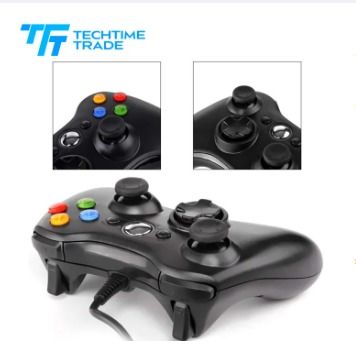 Wired USB Game Controller Gamepad Game Joystick Joypad for Microsoft Xbox 360/Slim & Windows PC (Category: Controllers) located in Manila. Submitted by gigaware (Listing ID 1287461781, Image 2). Description: Compact ergonomics for comfortable play Adjustable vibration feedback for a personalized gaming experience Precise thumb sticks, two pressure point triggers, and and 8-way directional pad Works with most Windows-based PCs and Compatible To La