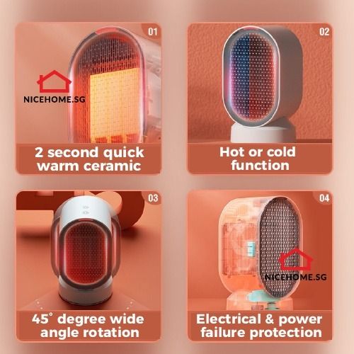 Xiaomi Youpin Douhe Portable Heater Electric Warmer Rotatable (For Office &  Home) Hot Air Blower Fast Heat Function 600W, TV & Home Appliances, Air  Conditioners & Heating on Carousell