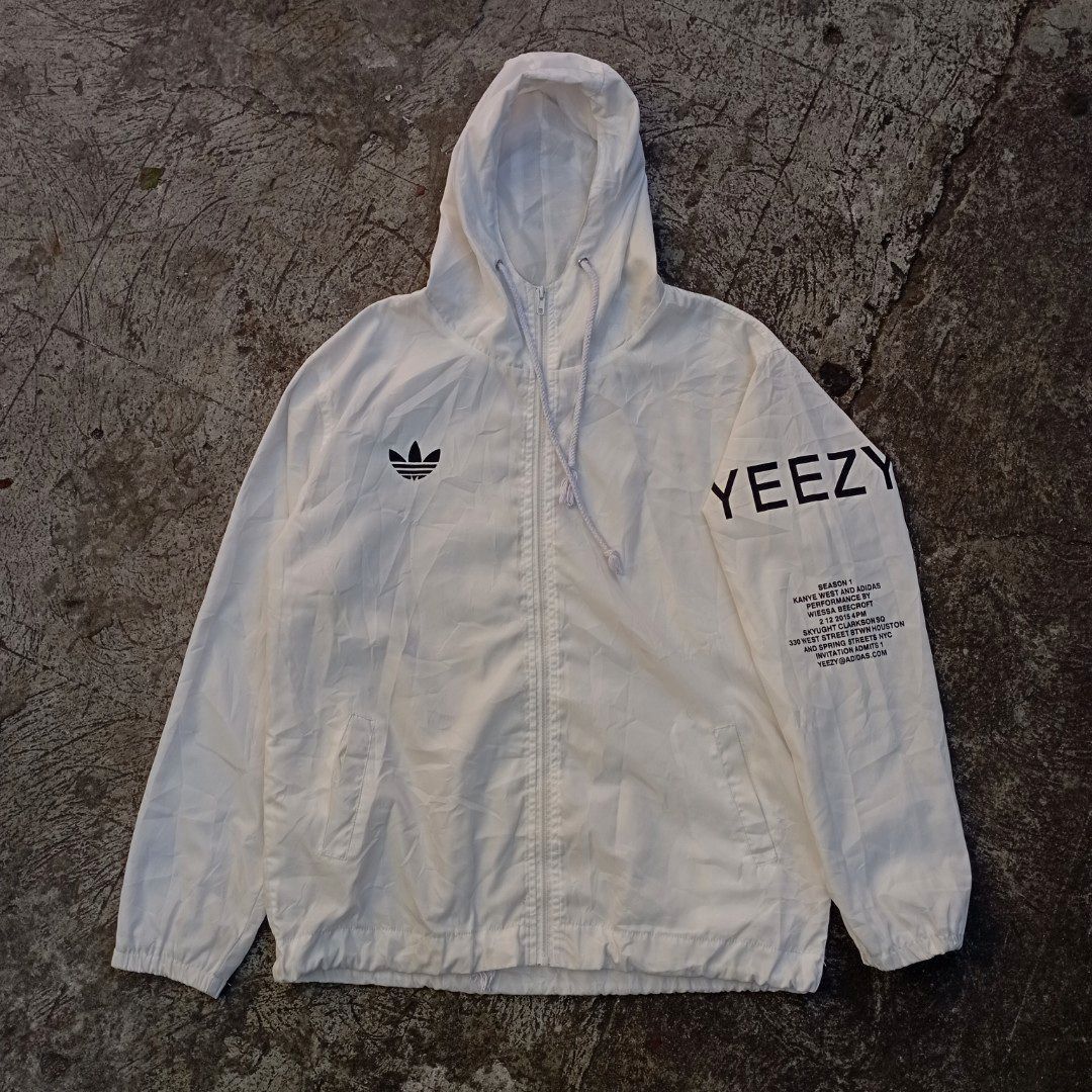Adidas yeezy sale jacket white