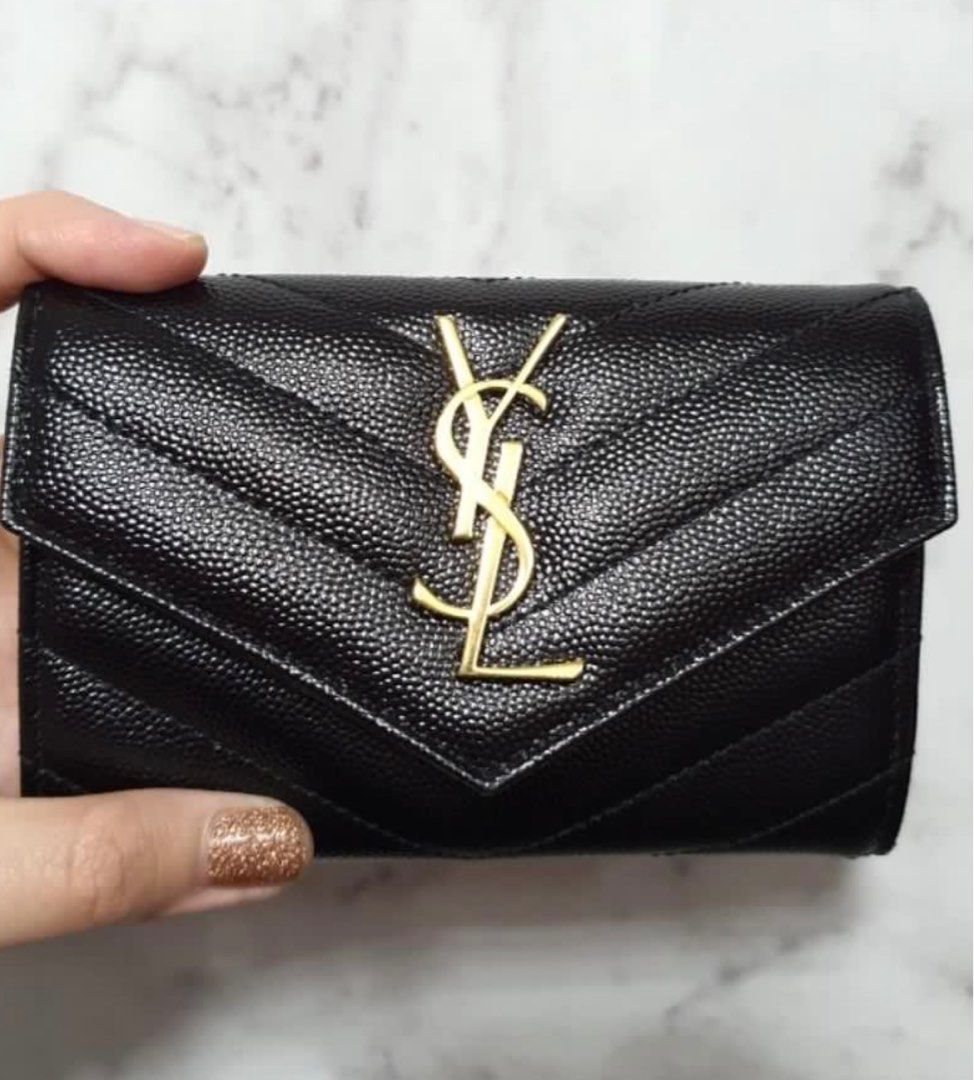 Saint laurent best sale wallet singapore