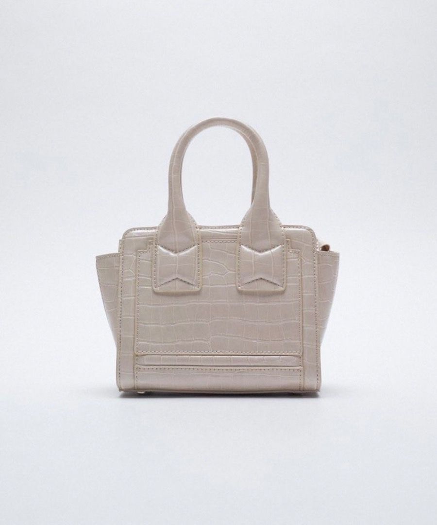Zara animal shop print bag