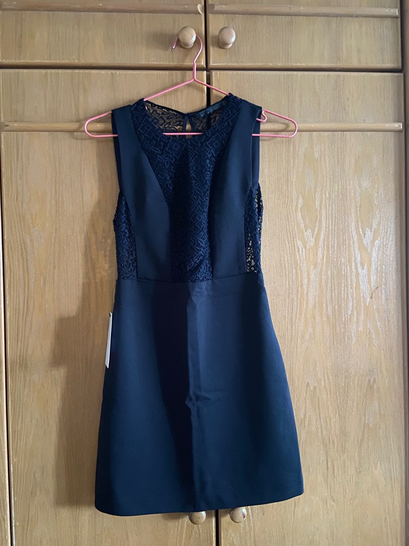 zara short lace dress