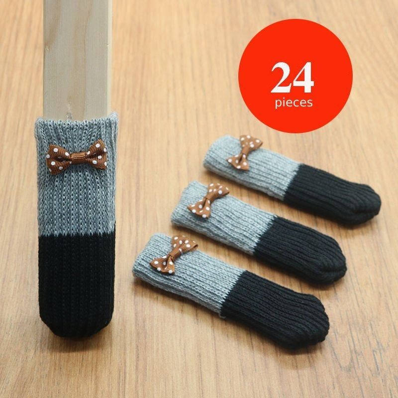 24 PCS Chair Table Leg Cover Socks Protection Non slip Floor Protectors For Furniture Legs Furniture Home Living Bedding Towels on Carousell