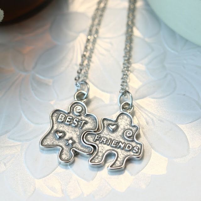2 person luminous glow in the dark matching puzzle piece