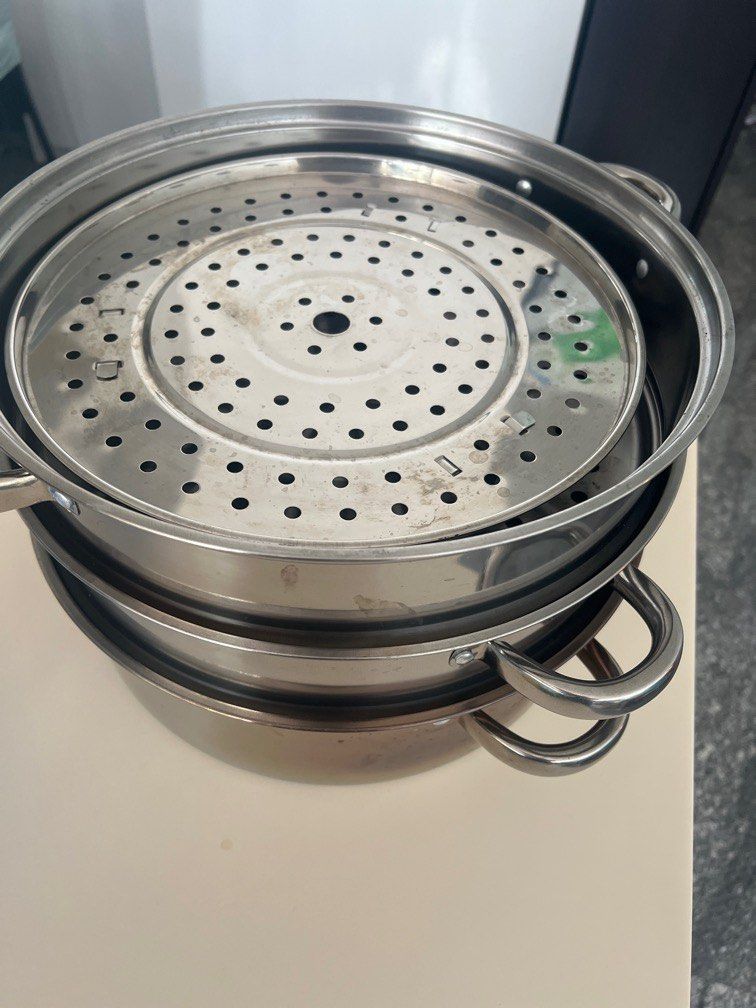 3 tier large steam cooker