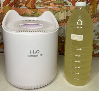 4.5 L Humidifier Diffuser with 1L Citronella Essential Oil (MOVING SALE)