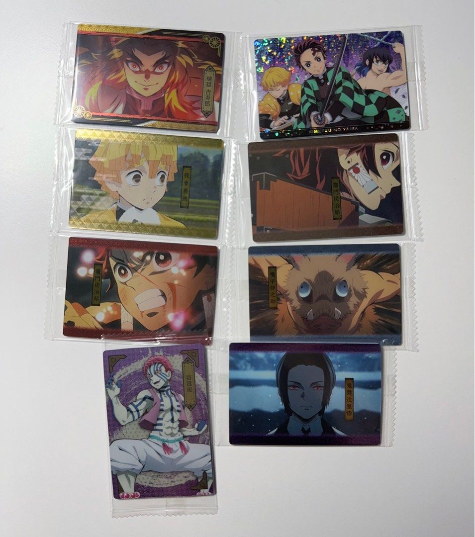 現貨鬼滅之刃全部卡收藏卡餅卡善逸炭治郎蝴蝶忍炎柱香奈乎日版日本景品食玩絕版, 電子遊戲, 遊戲機配件, 遊戲禮物卡及帳戶-