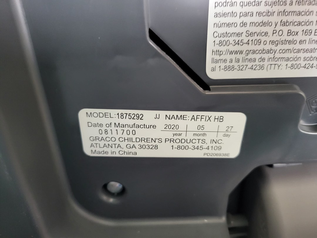 Graco affix hb hot sale