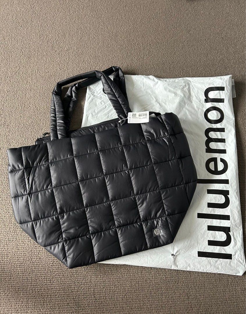 Lululemon black tote bag clearance
