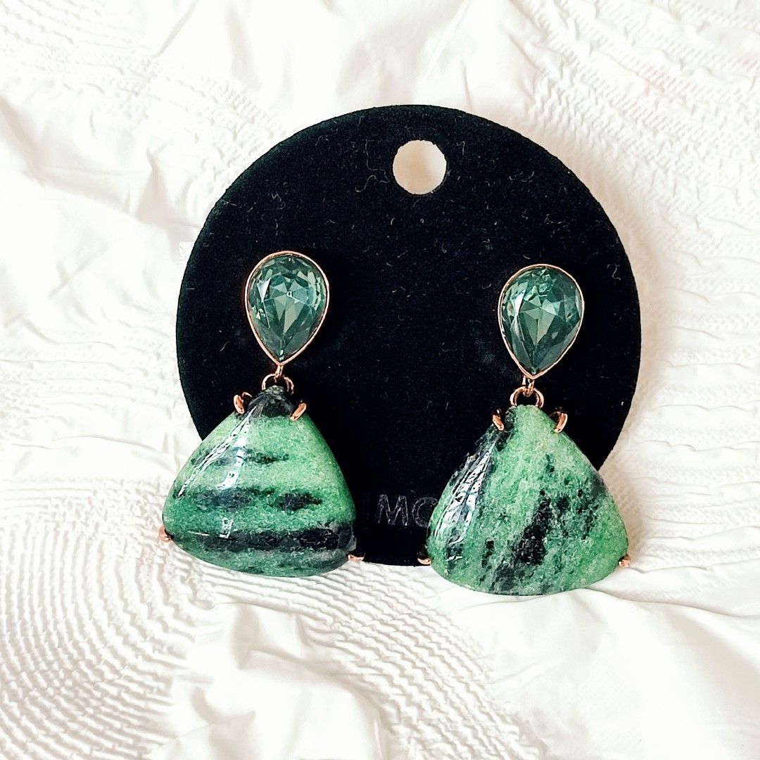 Mimco green earrings deals