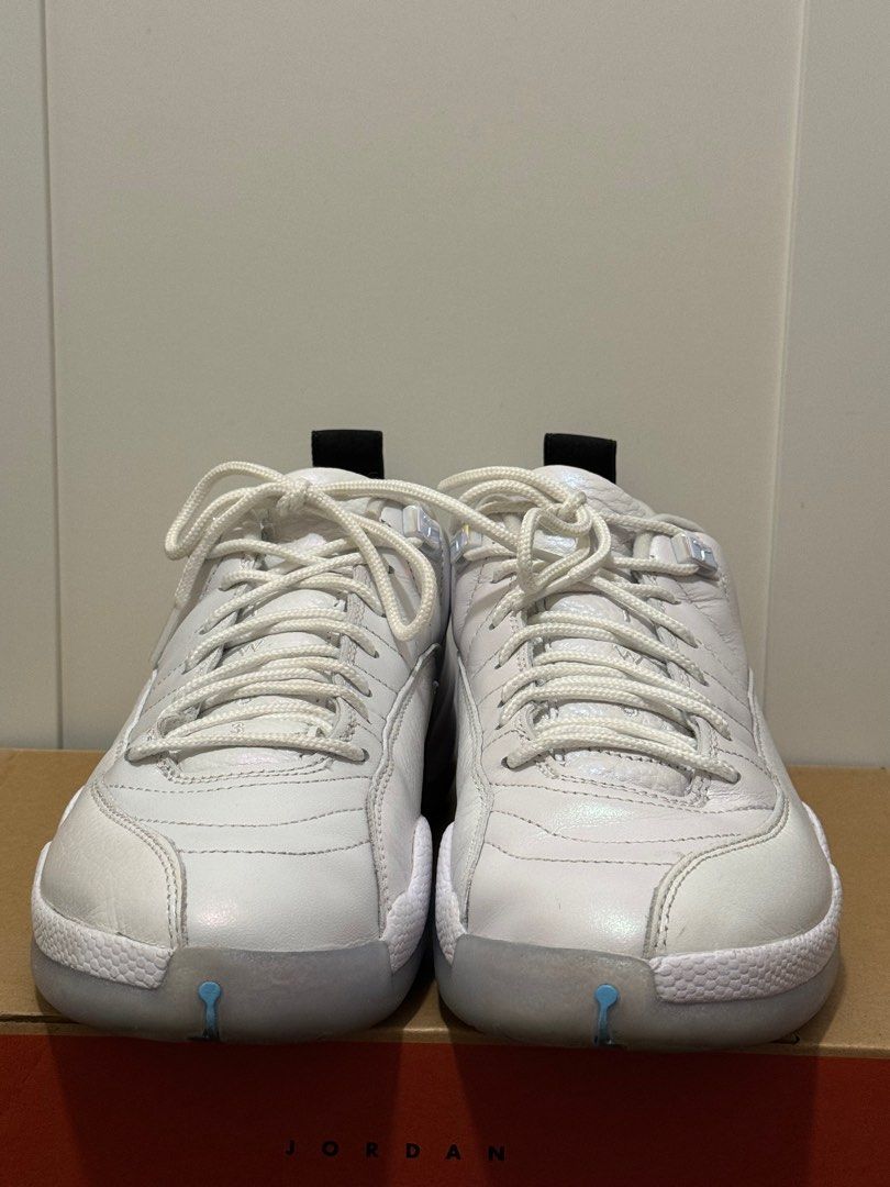 Low Wolf Grey Jordan 12 Low Easter On Feet Giày Nike Air Jordan 12