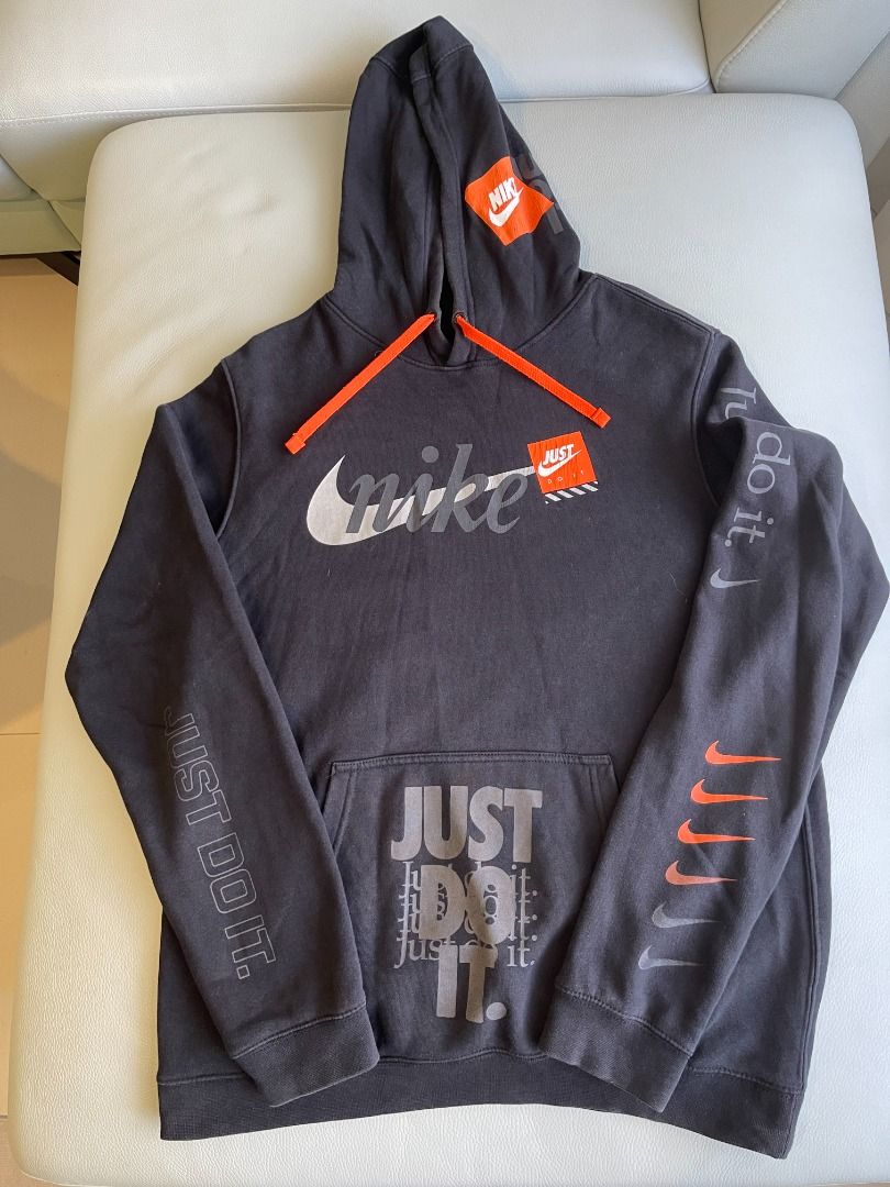 Nike JDI Club Pullover Hoodie Mens Black