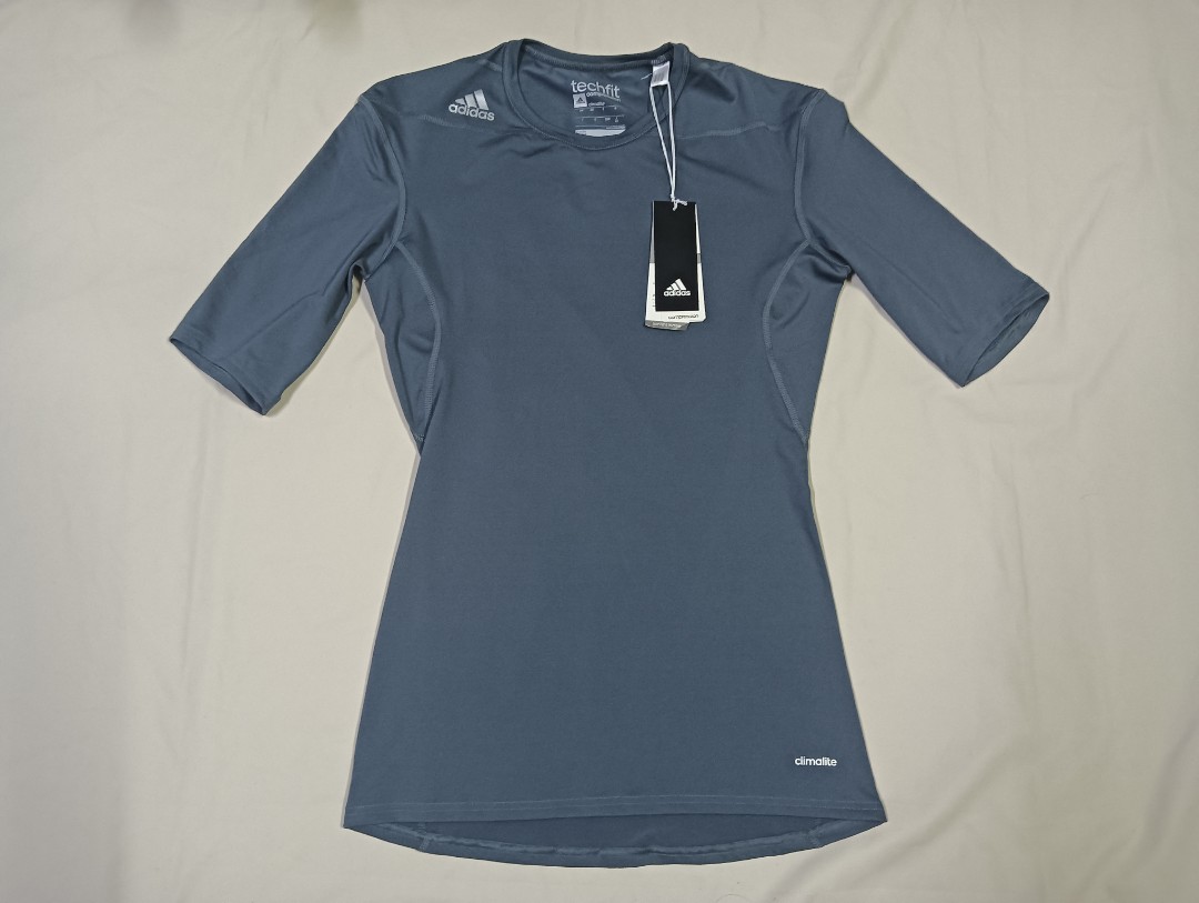 Adidas Sport - Techfit Climalite T-Shirt - Gray adidas