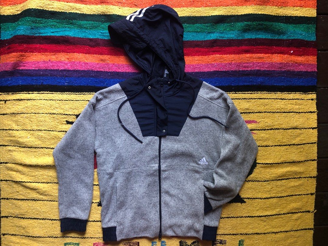 Adidas knit clearance fleece jacket