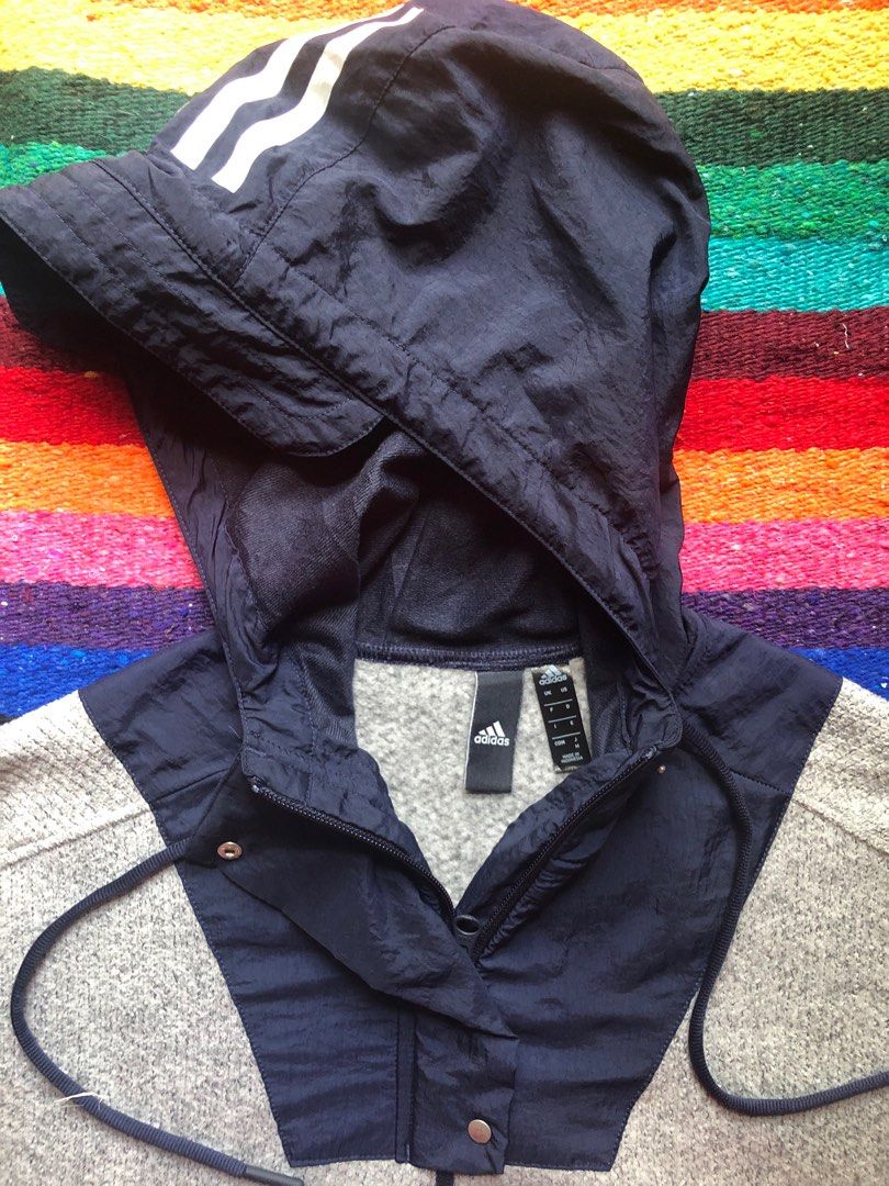 Adidas knit clearance fleece jacket
