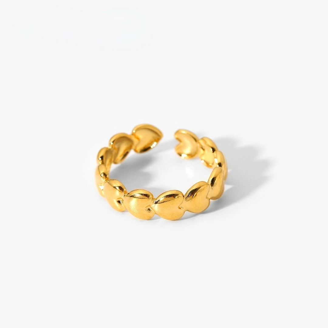 Adjustable Dainty Stainless Steel Rings Gold Women s Fashion