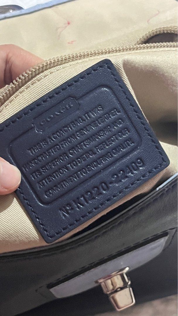 How to know outlet authentic coach bag