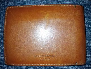 Authentic COLE HAAN GRANDSERIES Leather Slim Bifold men's wallet
