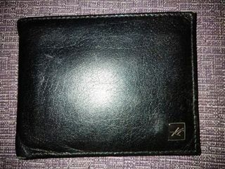 authentic KENNETH COLE slim bi-fold men's wallet black