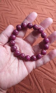 Authentic ruby beads size 12mm