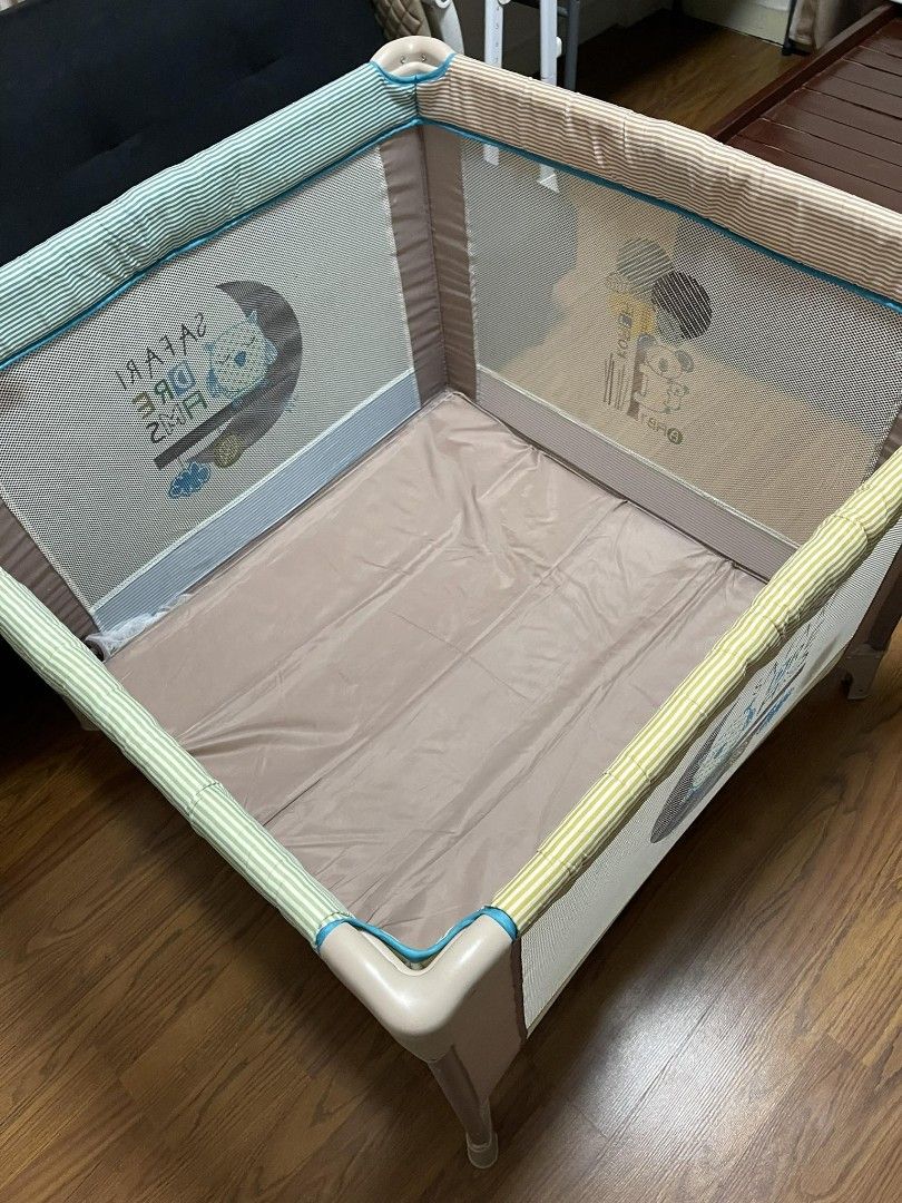 Using playpen as crib cheap
