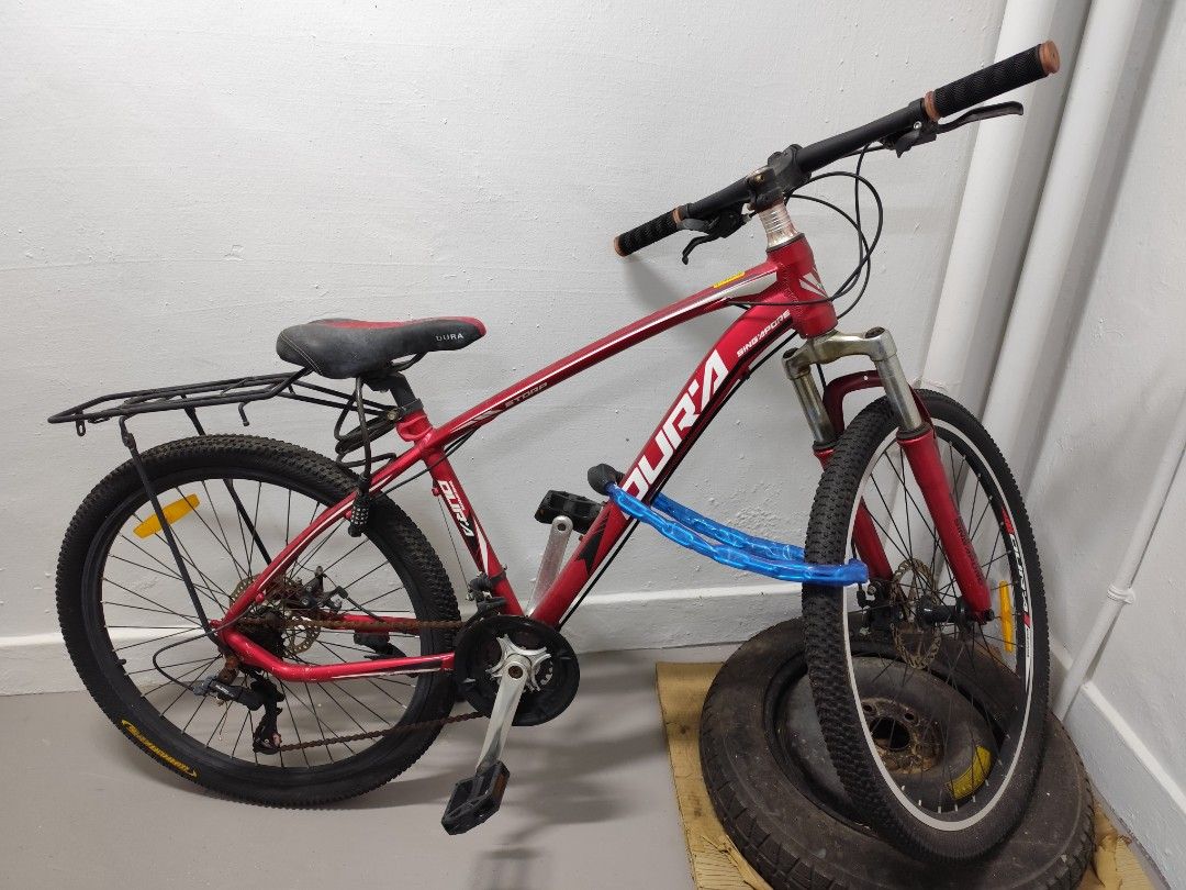 Mountain Bicycle in storeroom Sports Equipment Bicycles Parts