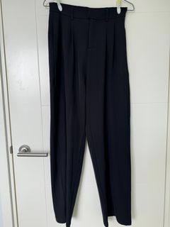 Black trouser elastic waist band 橡根腰 黑色闊腳褲 西褲64186321729665110