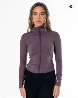 Purple activewear clearance jacket
