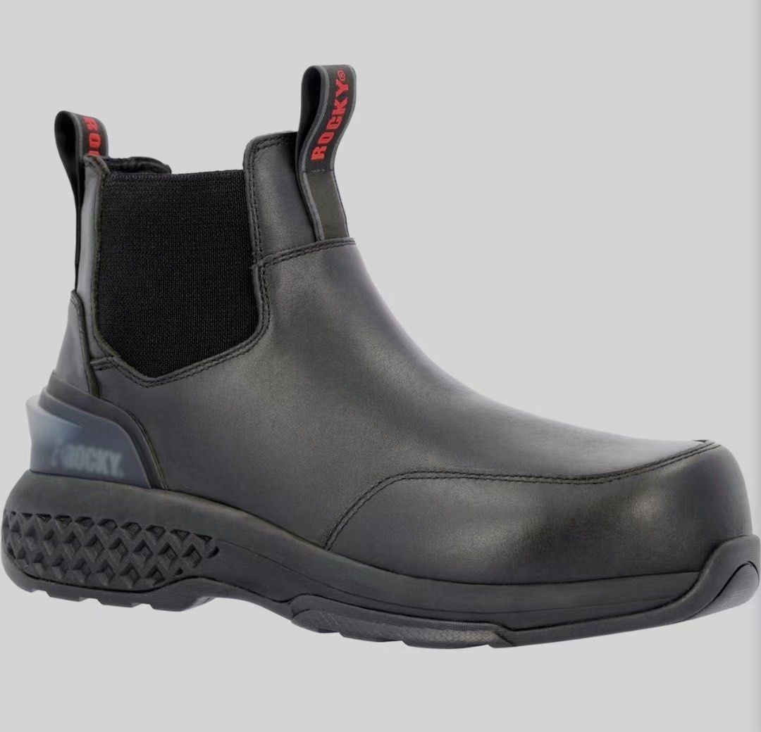 Brand New Slip On Safety Boots Steel Toe Waterproof Rock Code Men
