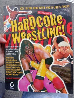 Brett hart cover 1999 hard core wrestling book