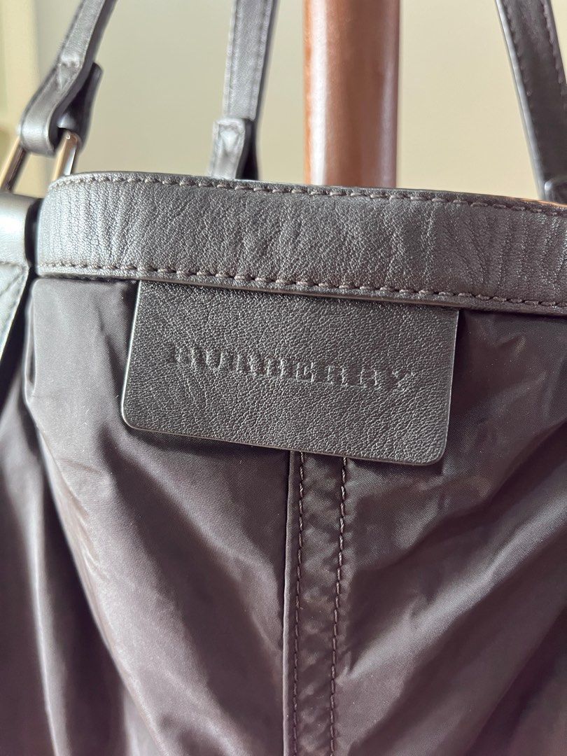 Burberry packable top tote