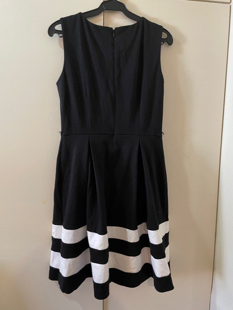 Calvin Klein Black and White Pleated Dress, Women's Fashion, Dresses & Sets, Dresses on Carousell Calvin Klein Black and White Pleated Dress, Women's Fashion, Dresses & Sets, Dresses on Carousell