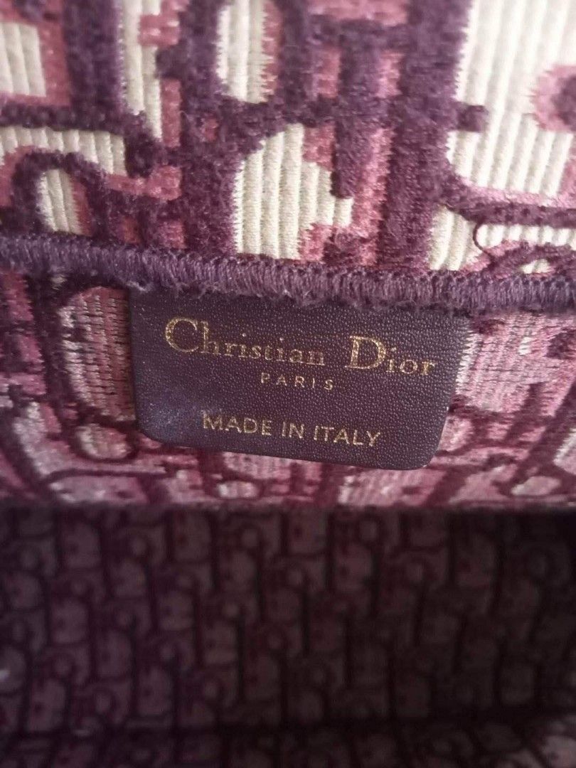 Dior book tote deals serial number